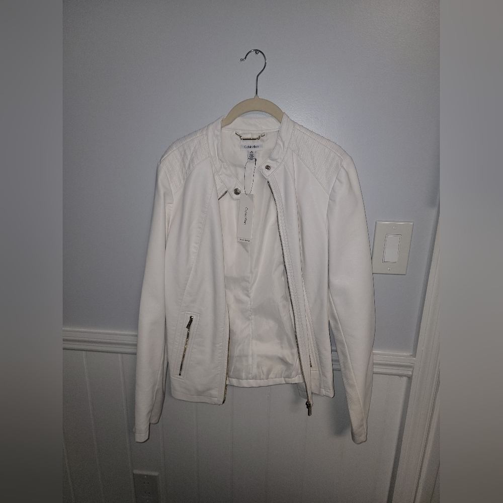 Faux leather Calvin Klein Jacket
